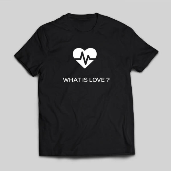 Camiseta What Is Love Negra