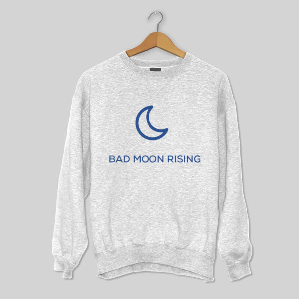 Sudadera Bad Moon Rising Blanca